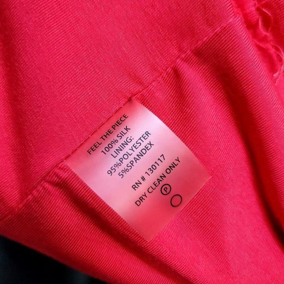 Feel the Piece Terre Jacobs XS/S Red Silk Sleeveless Halter Mini Cocktail Dress - Picture 6 of 6